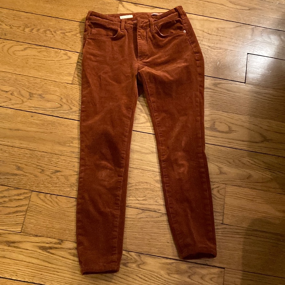 Anthropologie Pilcro high rise skinny corduroy pants